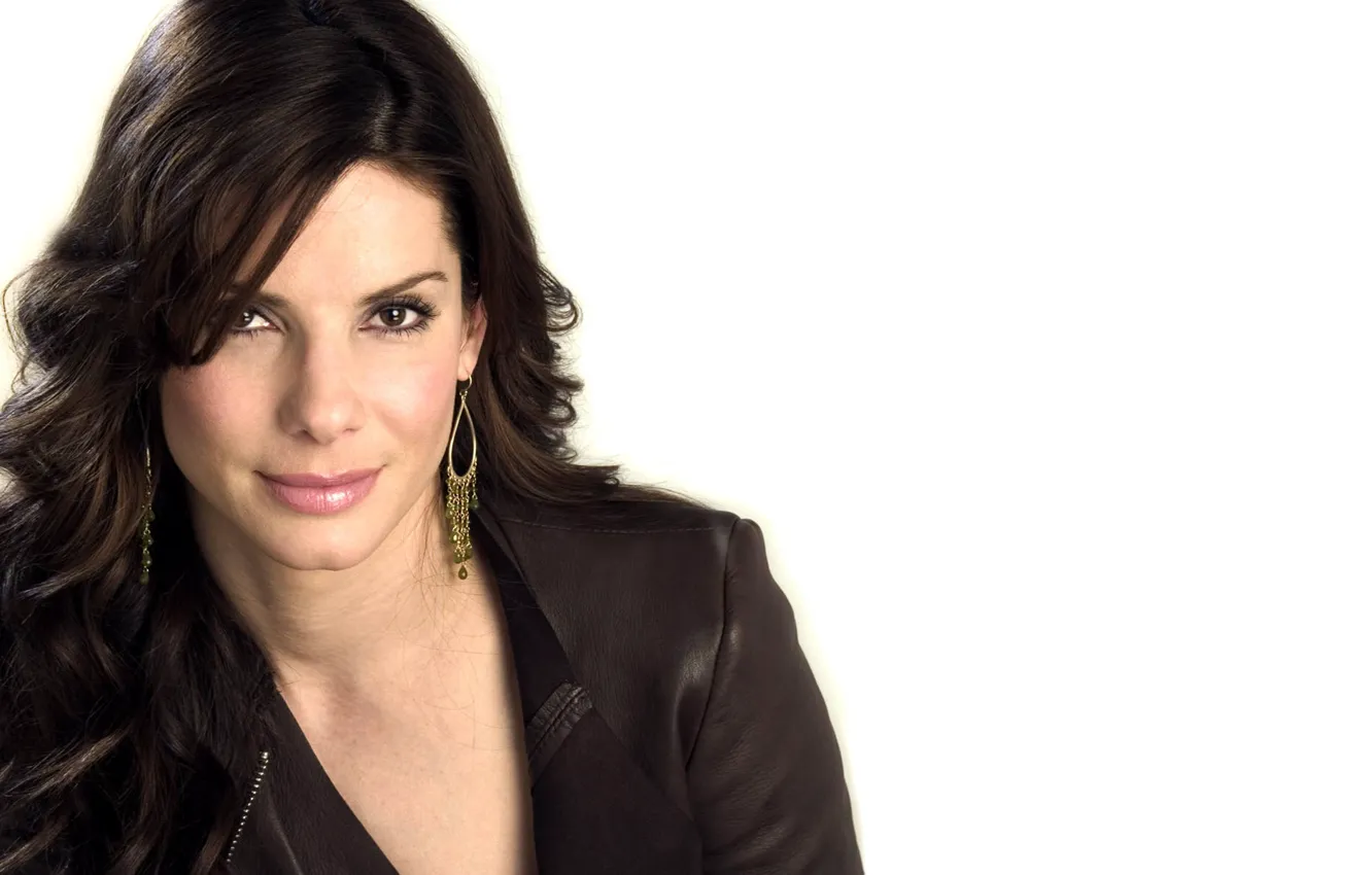 Фото обои взгляд, поза, макияж, актриса, hair, Sandra Bullock, Сандра Буллок