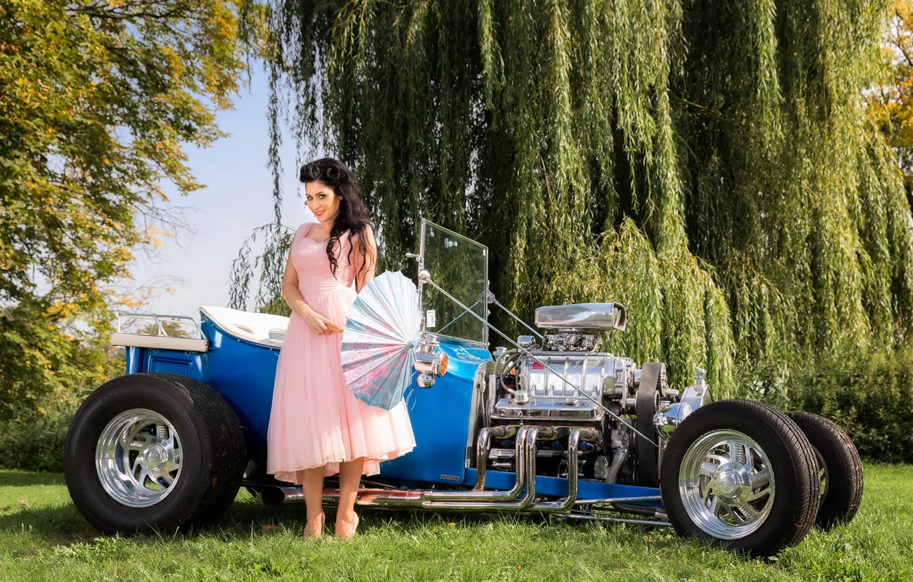 Фото обои Car, Auto, 1923, Ford T-Bucket, HotRod