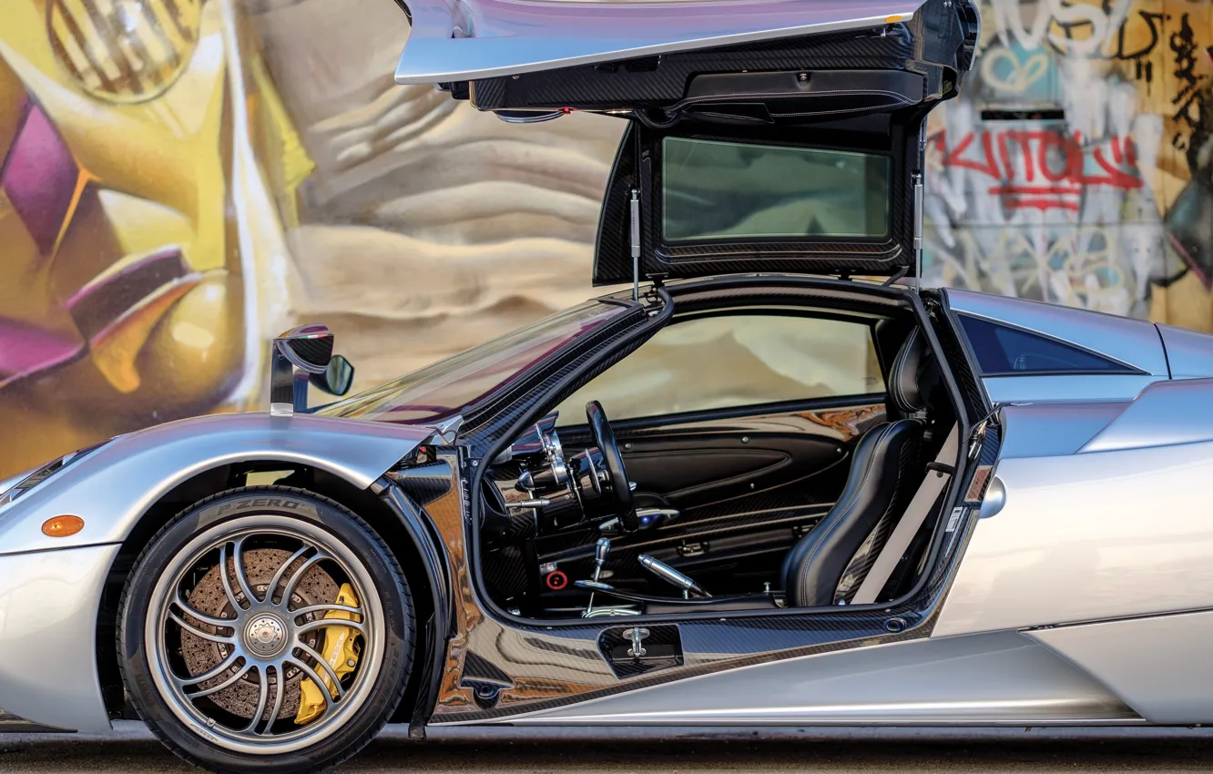 Фото обои Pagani, Huayra, Pagani Huayra, car interior