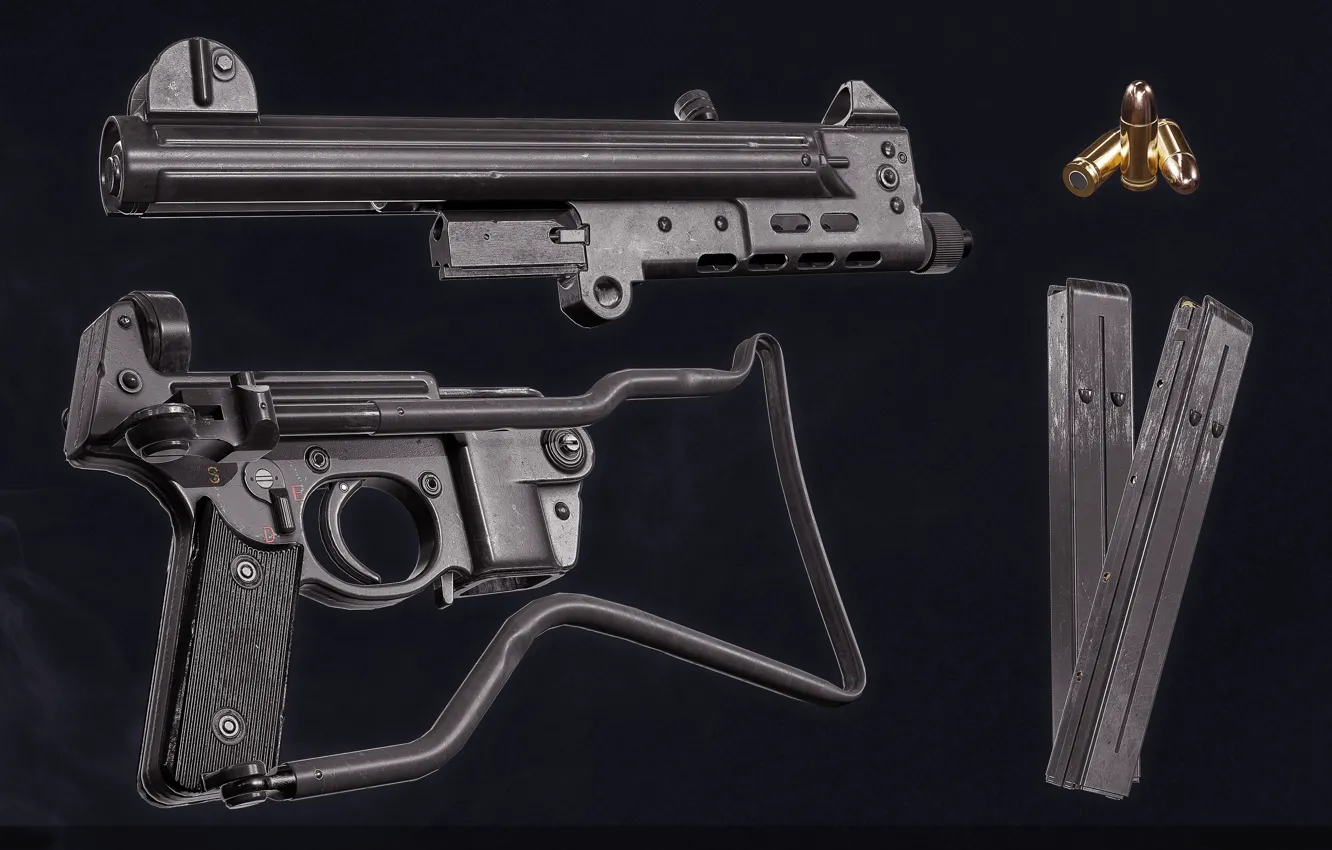 Фото обои Германия, пистолет-пулемёт, Walther MPK