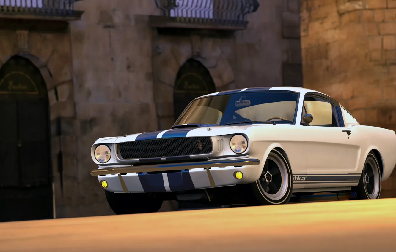 Фото обои Mustang, Ford, Shelby, 1965
