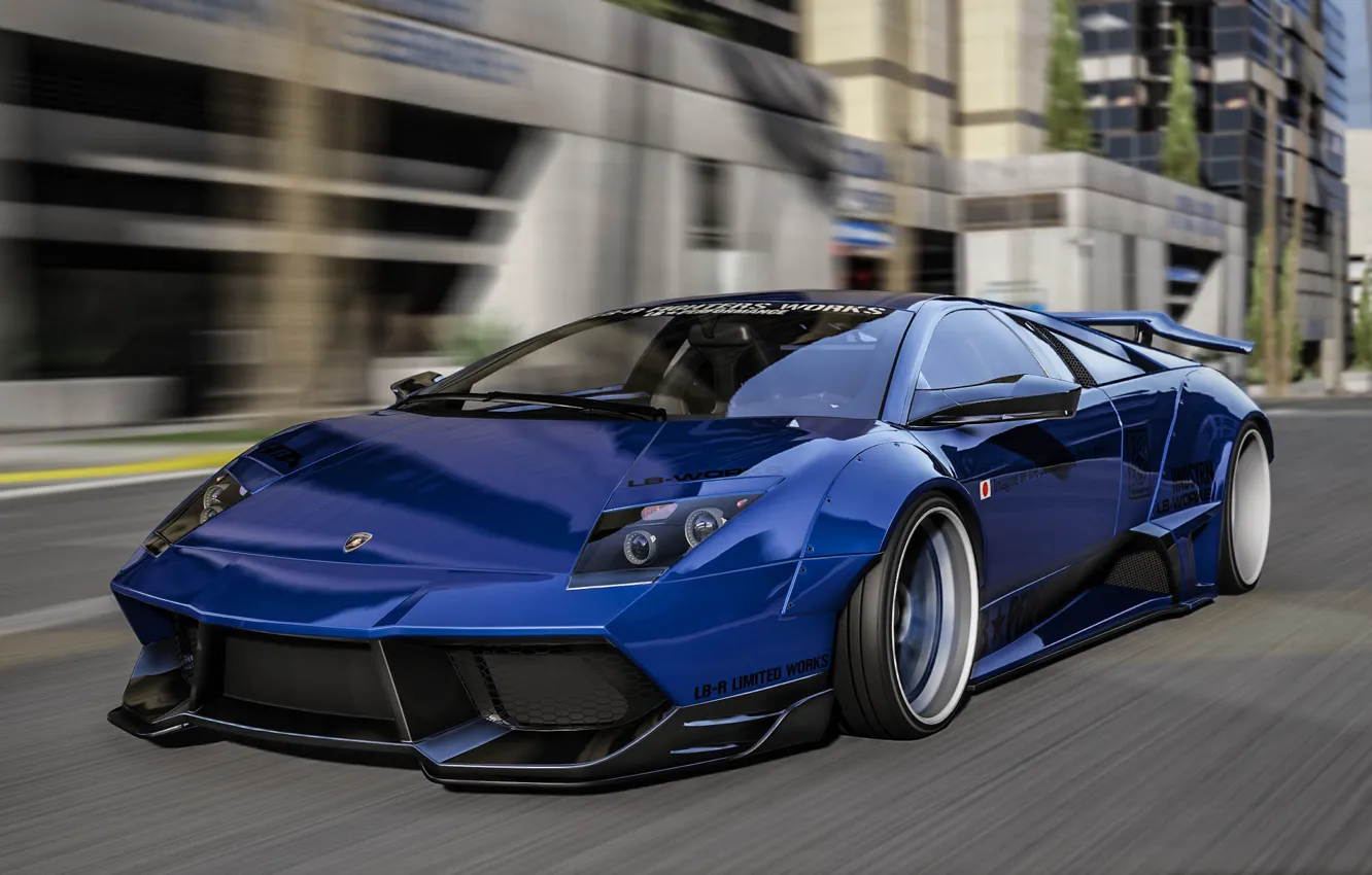 Фото обои Lamborghini, GTA, Grand Theft Auto V