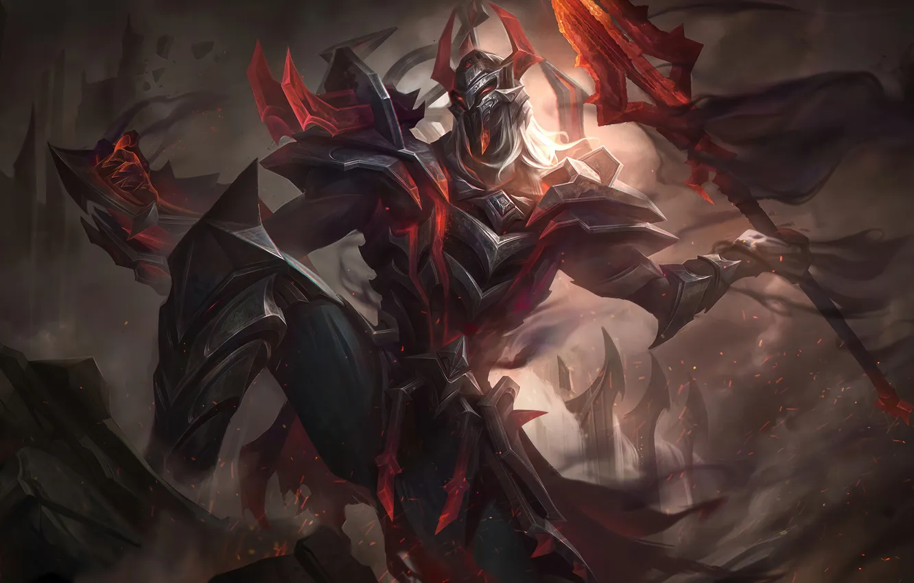 Фото обои Art, Skin, Mobile Legends, Mobile Legends Bang Bang, Moskov, MLBB, Blood Spear
