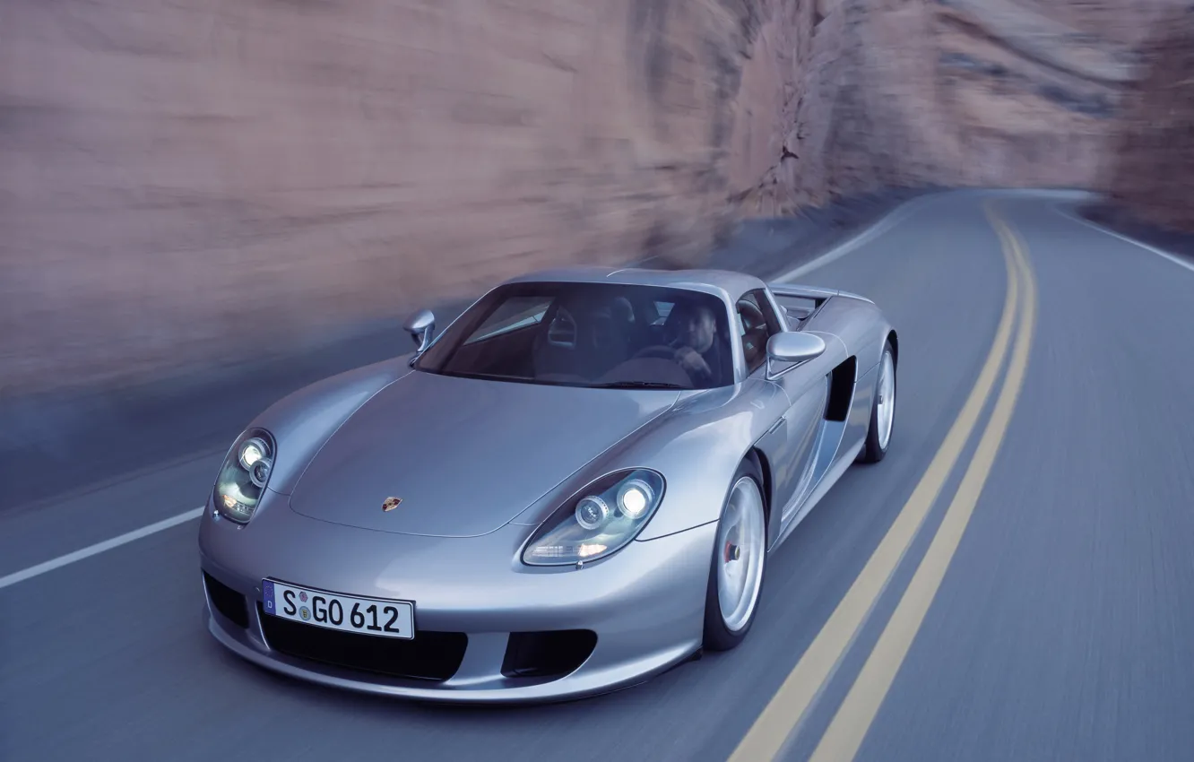 Фото обои Porsche, supercar, legend, Porsche Carrera GT