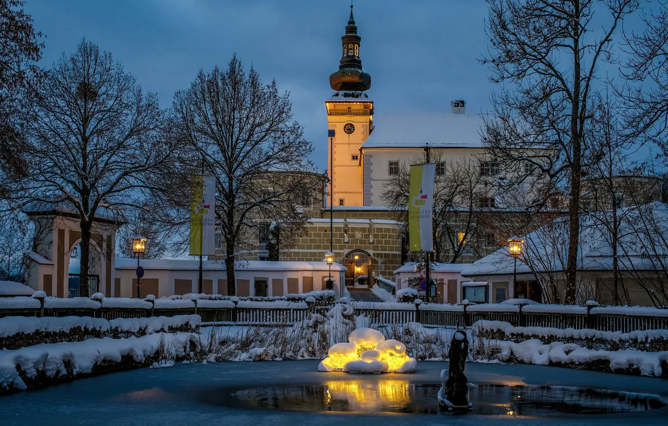 Фото обои замок, Австрия, Верхняя Австрия, Кефермаркт