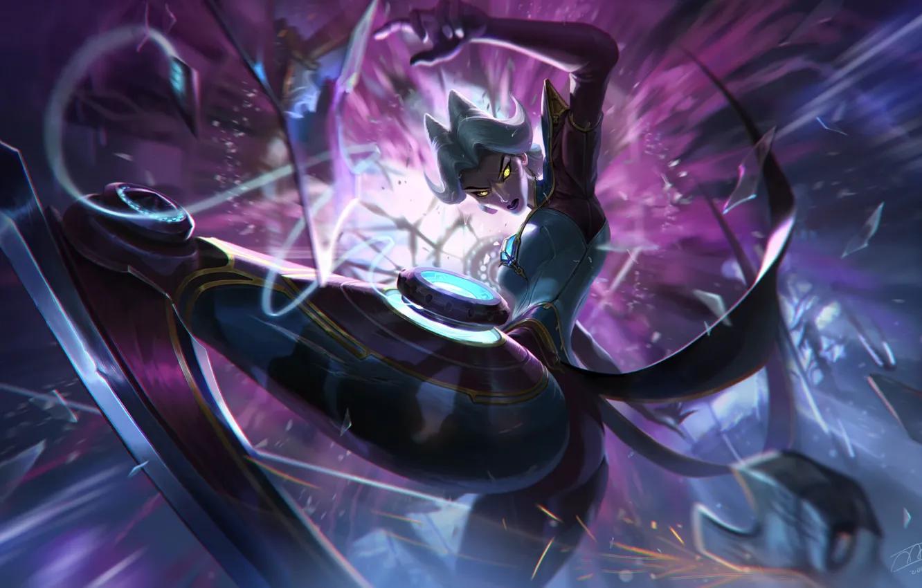 Фото обои Девушка, Игра, Girl, Арт, Art, Game, League of Legends, LoL