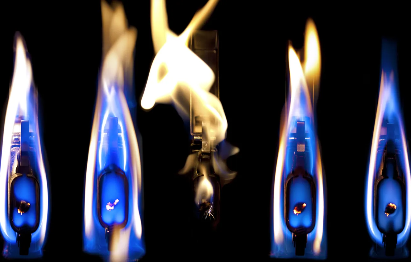 Фото обои свет, огонь, fire, flames, lighters