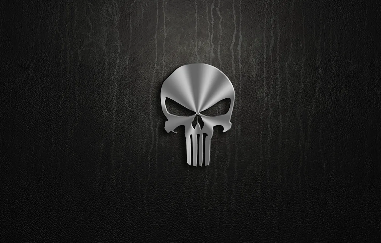 Фото обои skull, Marvel, comics, metall, The Punisher