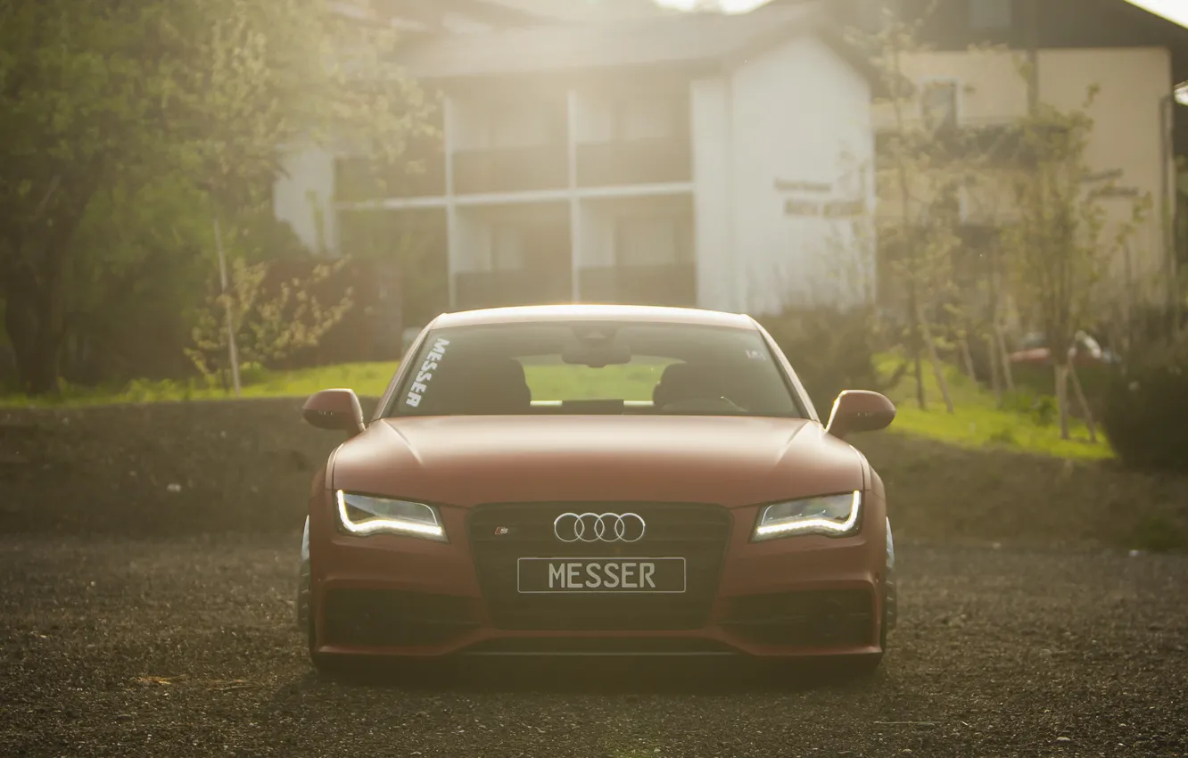 Фото обои Audi, stance, messer