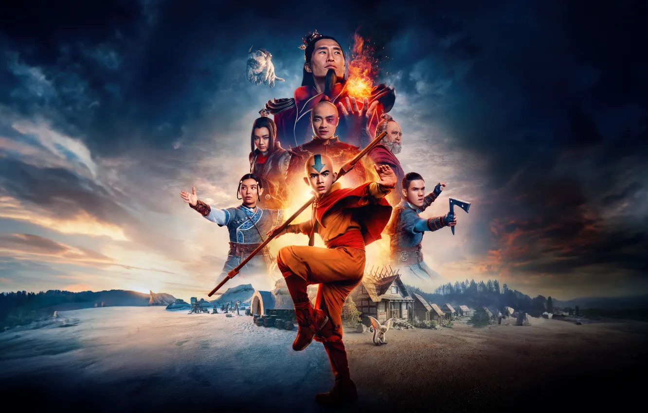 Фото обои avatar, the last airbender, serial