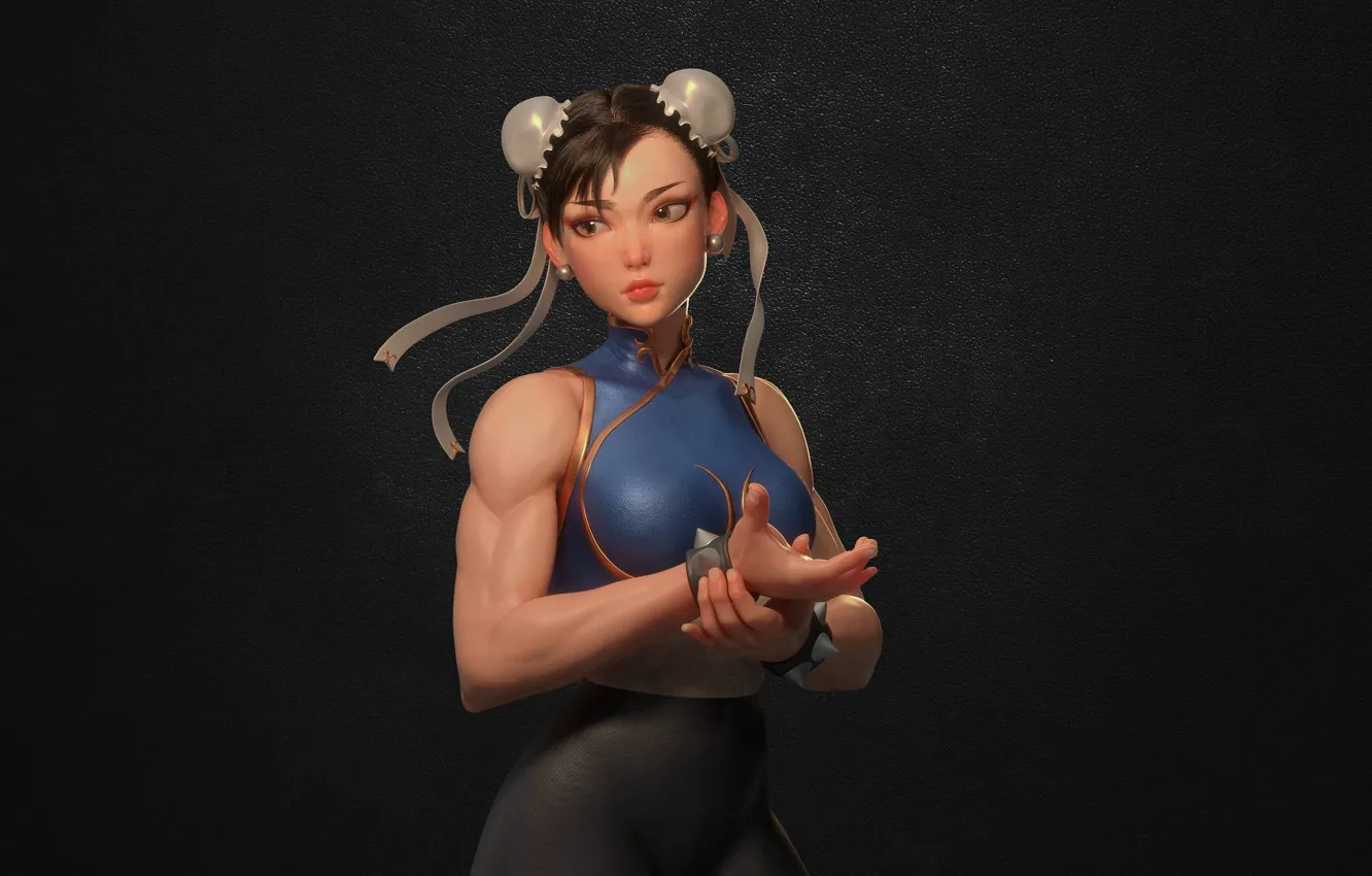 Фото обои girl, game, Street Fighter, video game, Chun Li