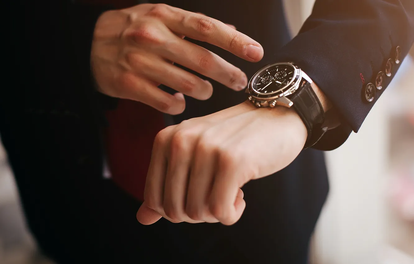 Фото обои suit, watch, elegance