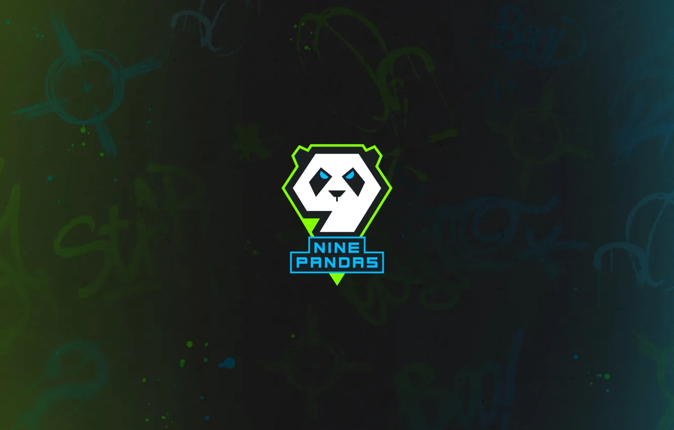 Фото обои Counter Strike, CYBERSPORT, 9pandas, nine pandas