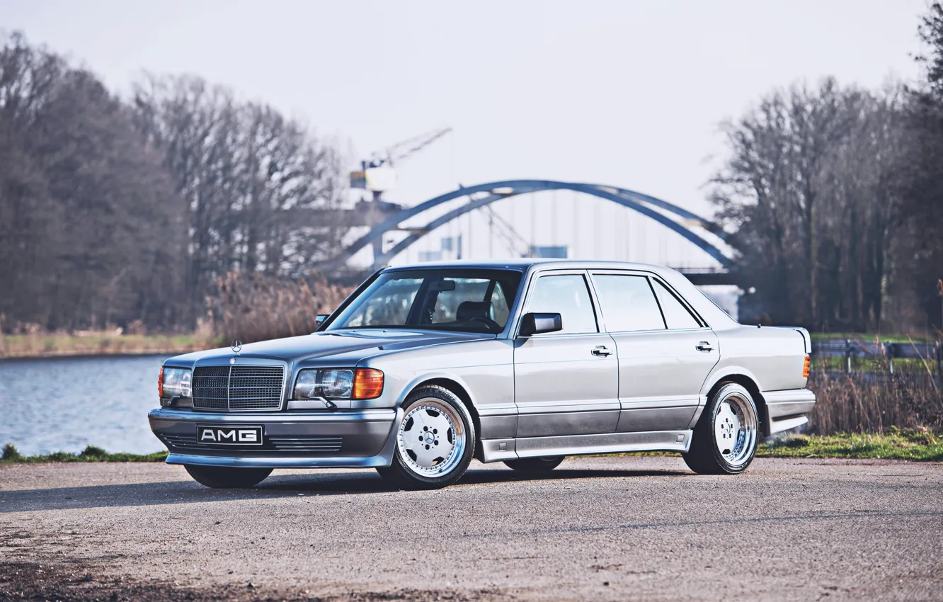 Фото обои AMG, W126, S-Cass, 560SEL, Mercede Benz