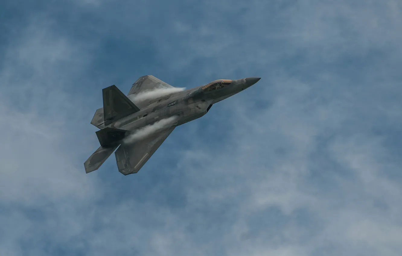 Фото обои истребитель, Boeing, F22, Raptor, Lockheed