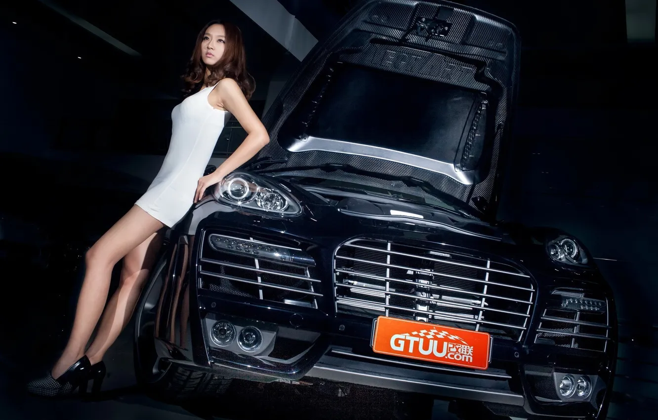 Фото обои car, девушка, girl, азиатка, автомобиль, Asian girl