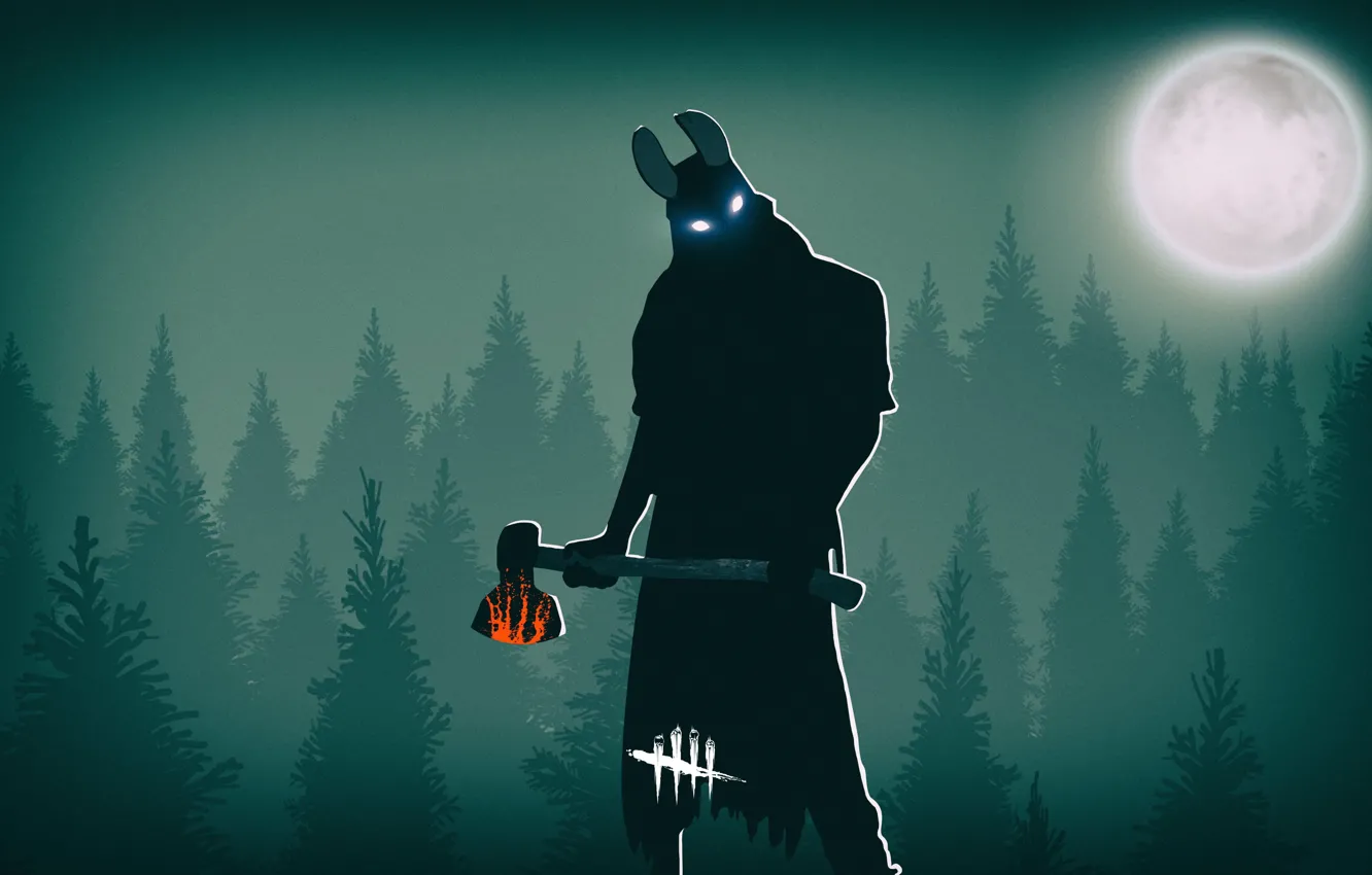 Фото обои Art, Ужасы, Horror, Dead by Daylight, The Huntress