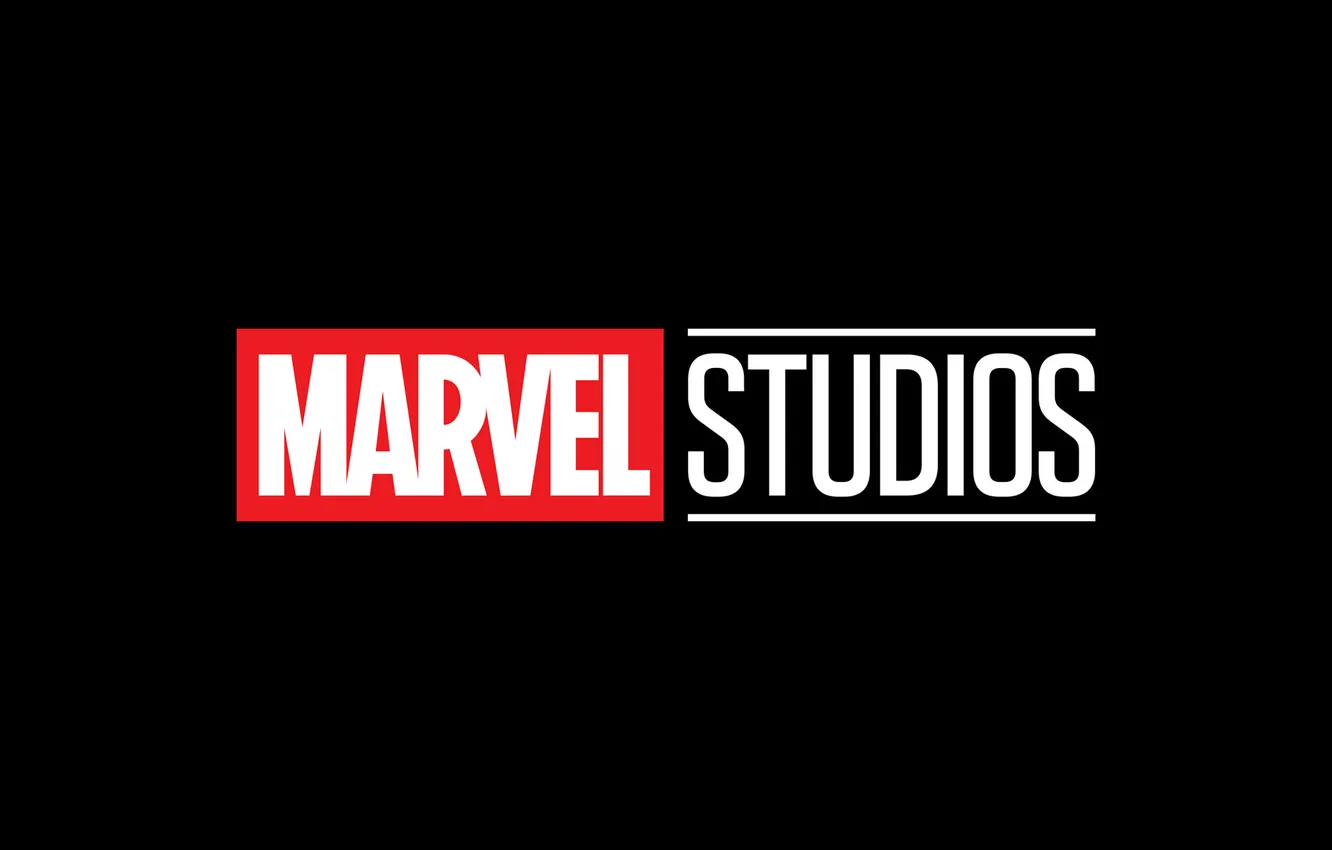Фото обои Черный фон, Логотип, Марвел, Студия, Marvel Studios, The Marvel Cinematic Universe
