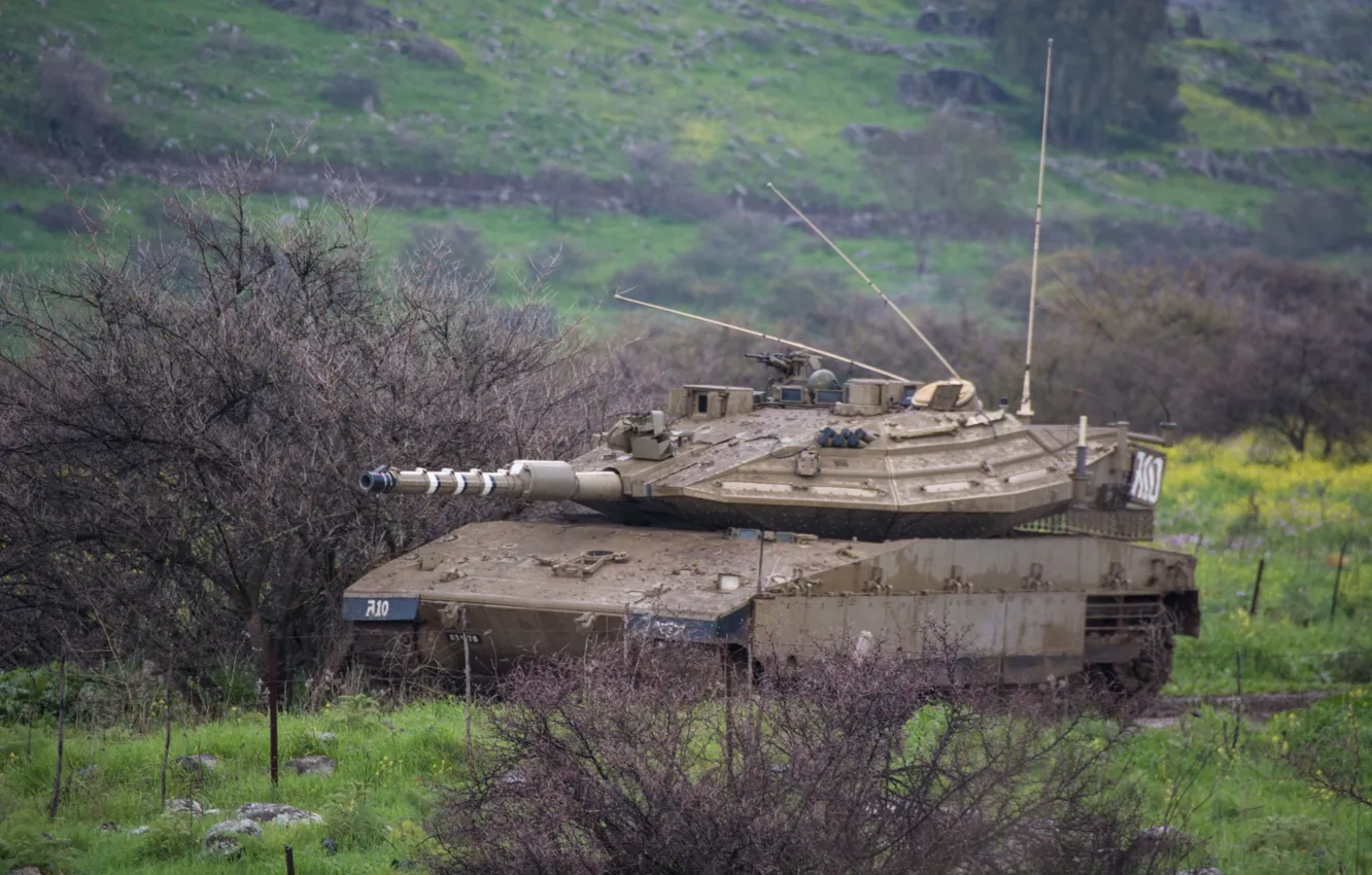 Фото обои танк, боевой, Merkava, Израиля, «Меркава»