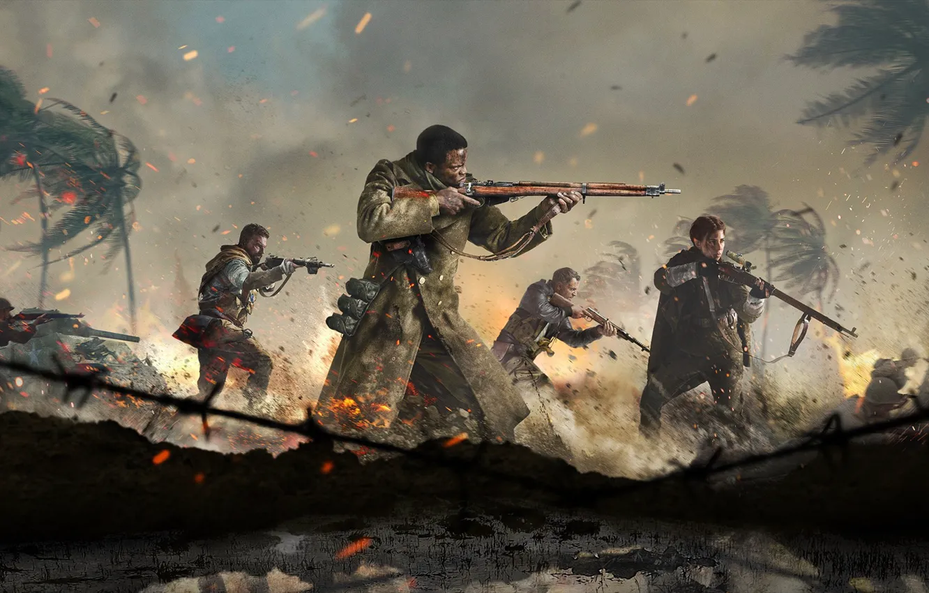 Фото обои Call of Duty, Activision, Vanguard, Call of Duty: Vanguard, Call of Duty Vanguard, Call of …