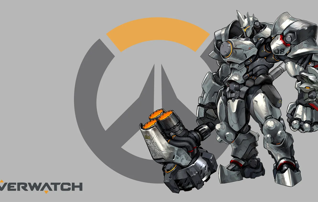 Фото обои Blizzard, Wallpaper, Game, Overwatch, Reinhardt