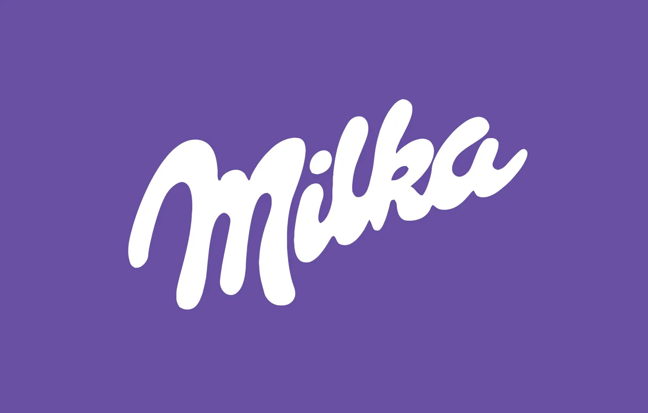 Фото обои logo, chocolate, milk, milka