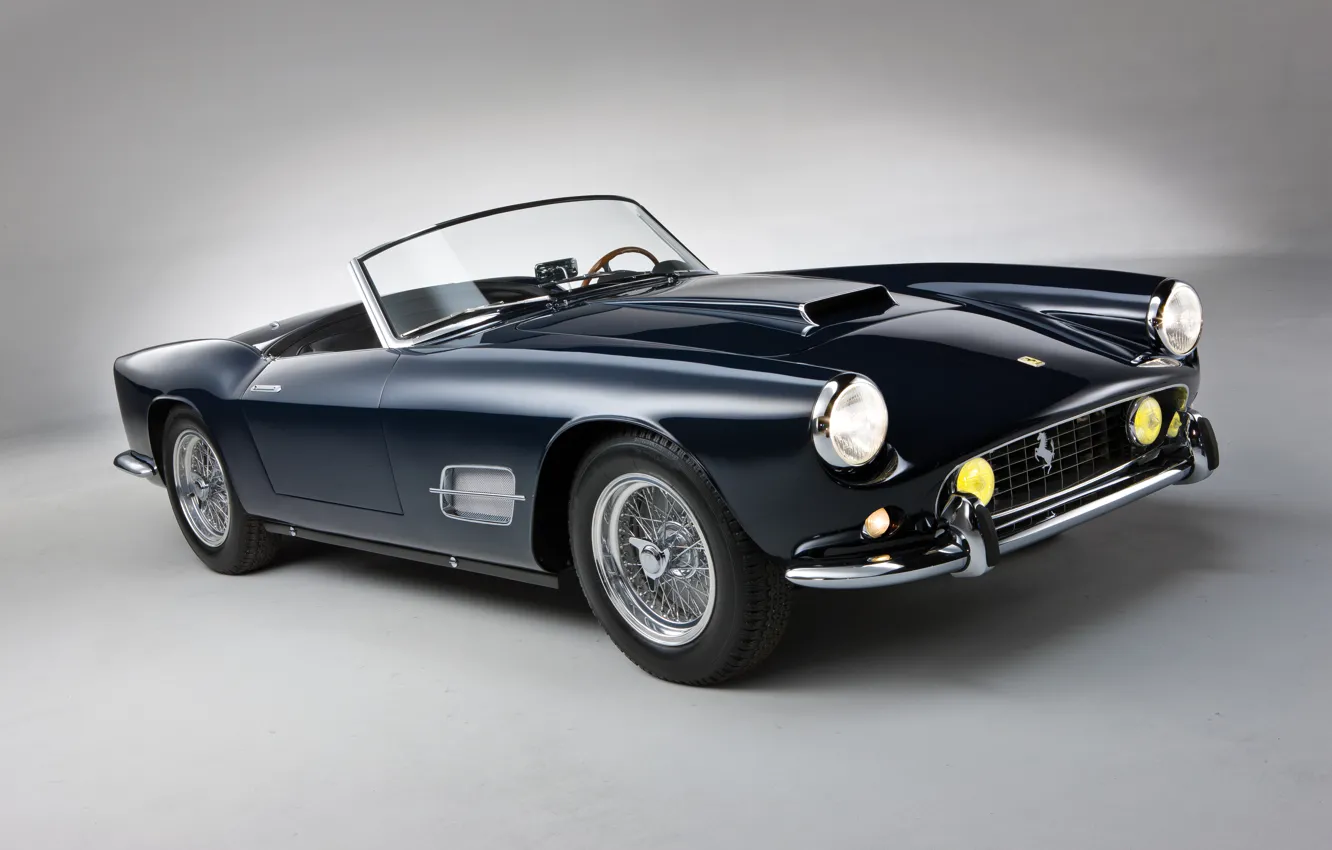 Фото обои Ferrari, феррари, калифорния, Spyder, California, 1959, 250 GT, Passo Lungo