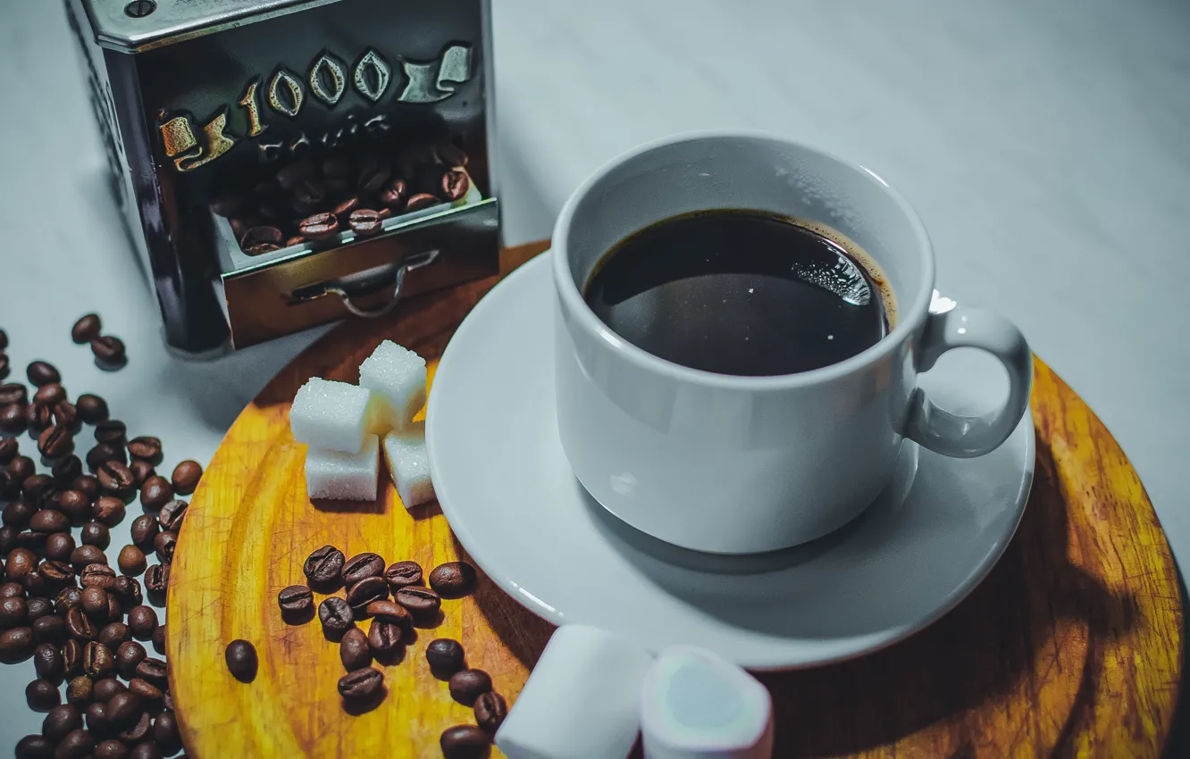 Фото обои кофе, еда, вкусно, кофемолка, marshmallow, coffe time, кофе в зернах, кофе в зёрнах