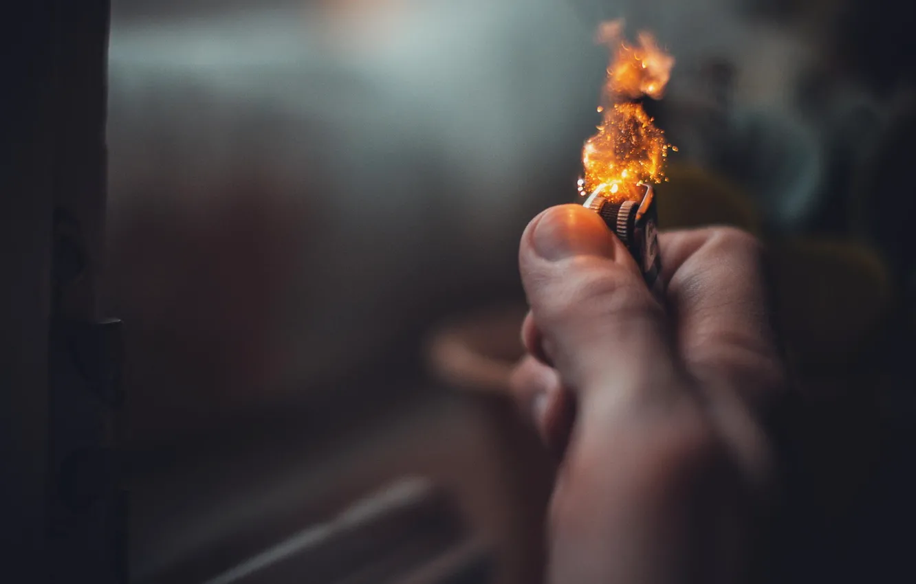 Фото обои light, fire, lighter