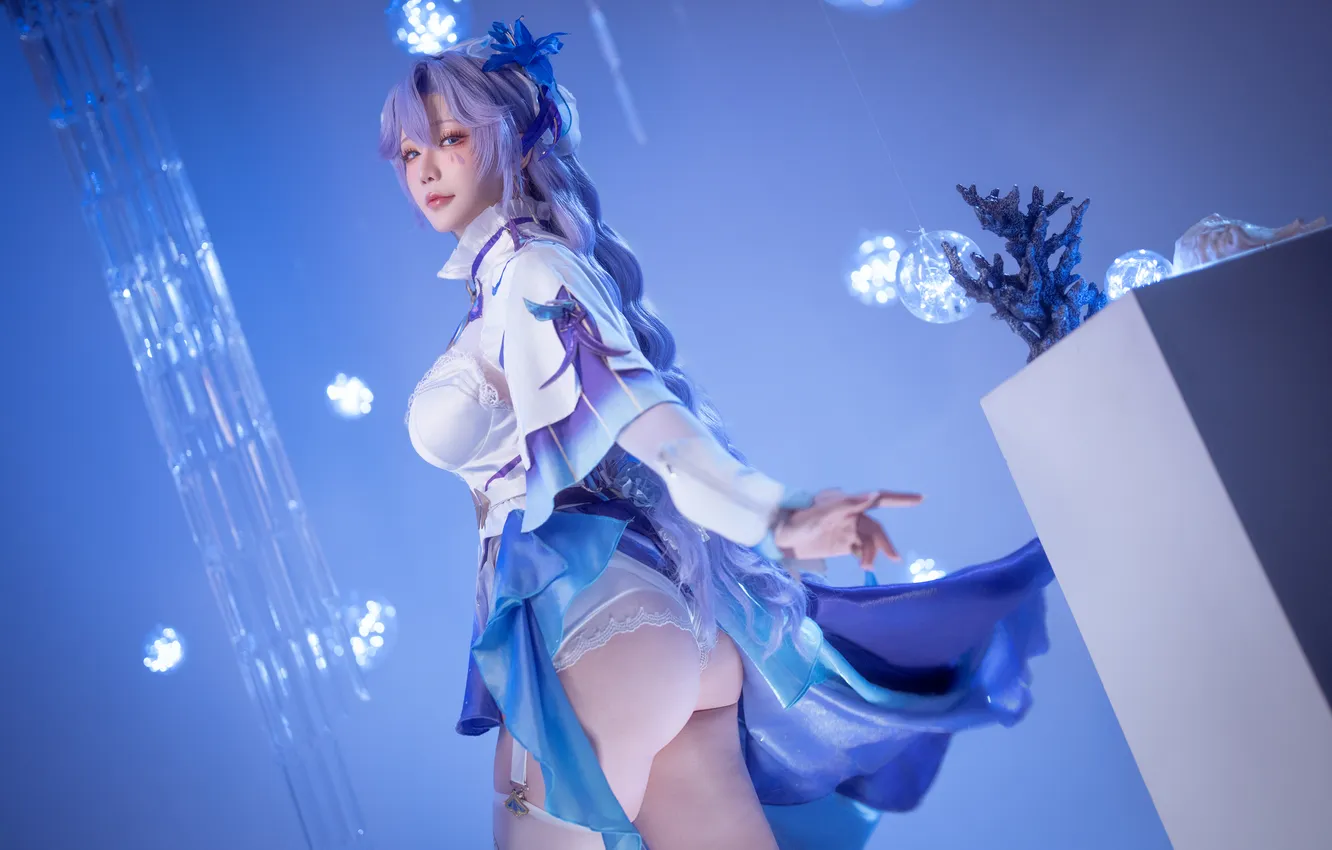 Фото обои ass, model, women, cosplay, video game girls, Hoshilily, asian cosplayer, Cantarella