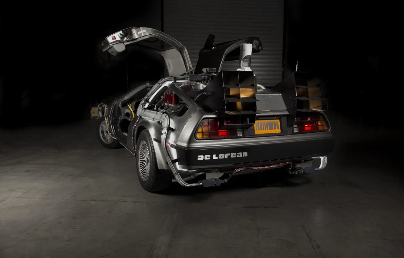 Фото обои dmc, delorean, 1981, 80's