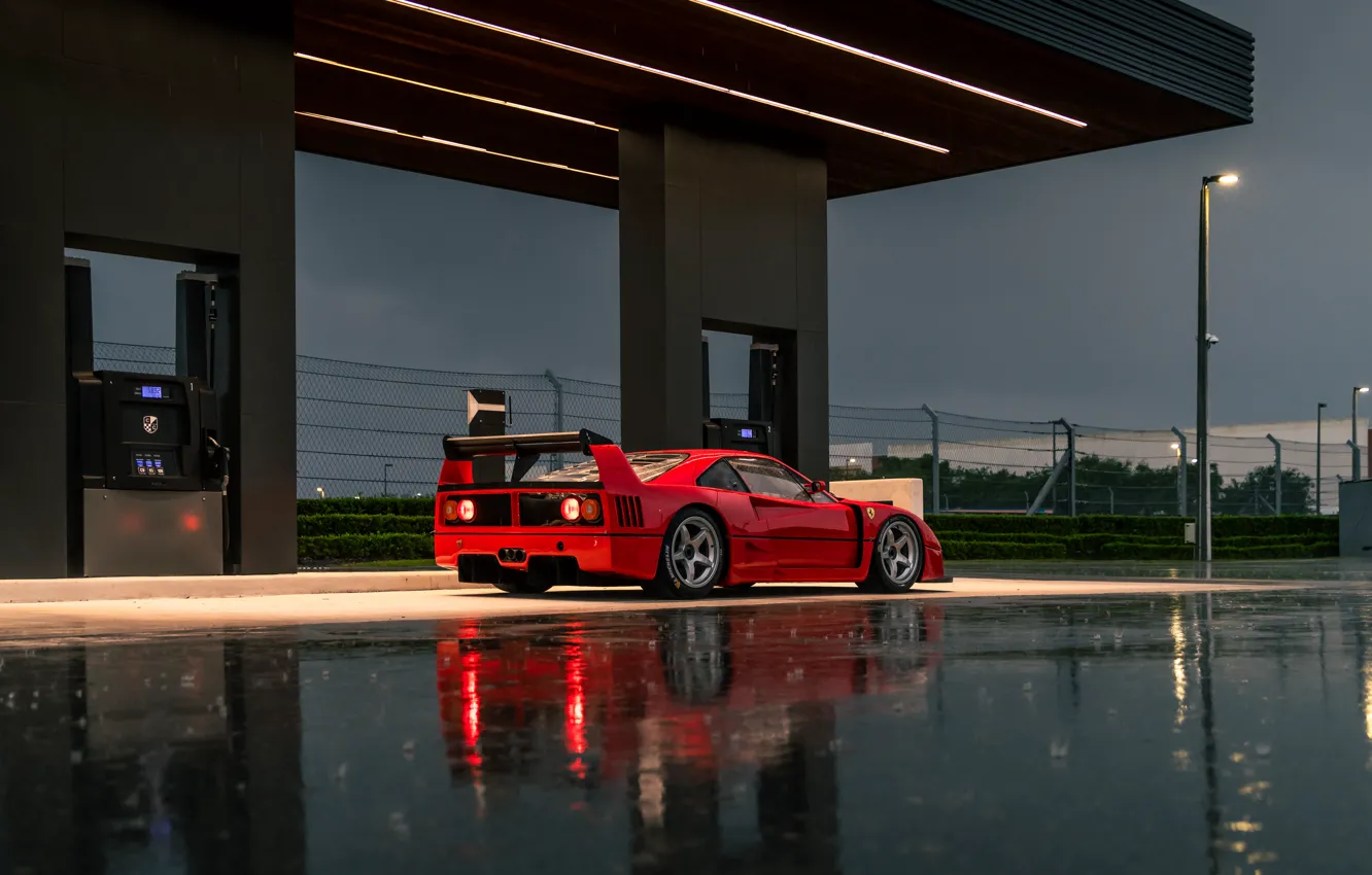Фото обои car, Ferrari, F40, iconic, Ferrari F40 LM by Michelotto
