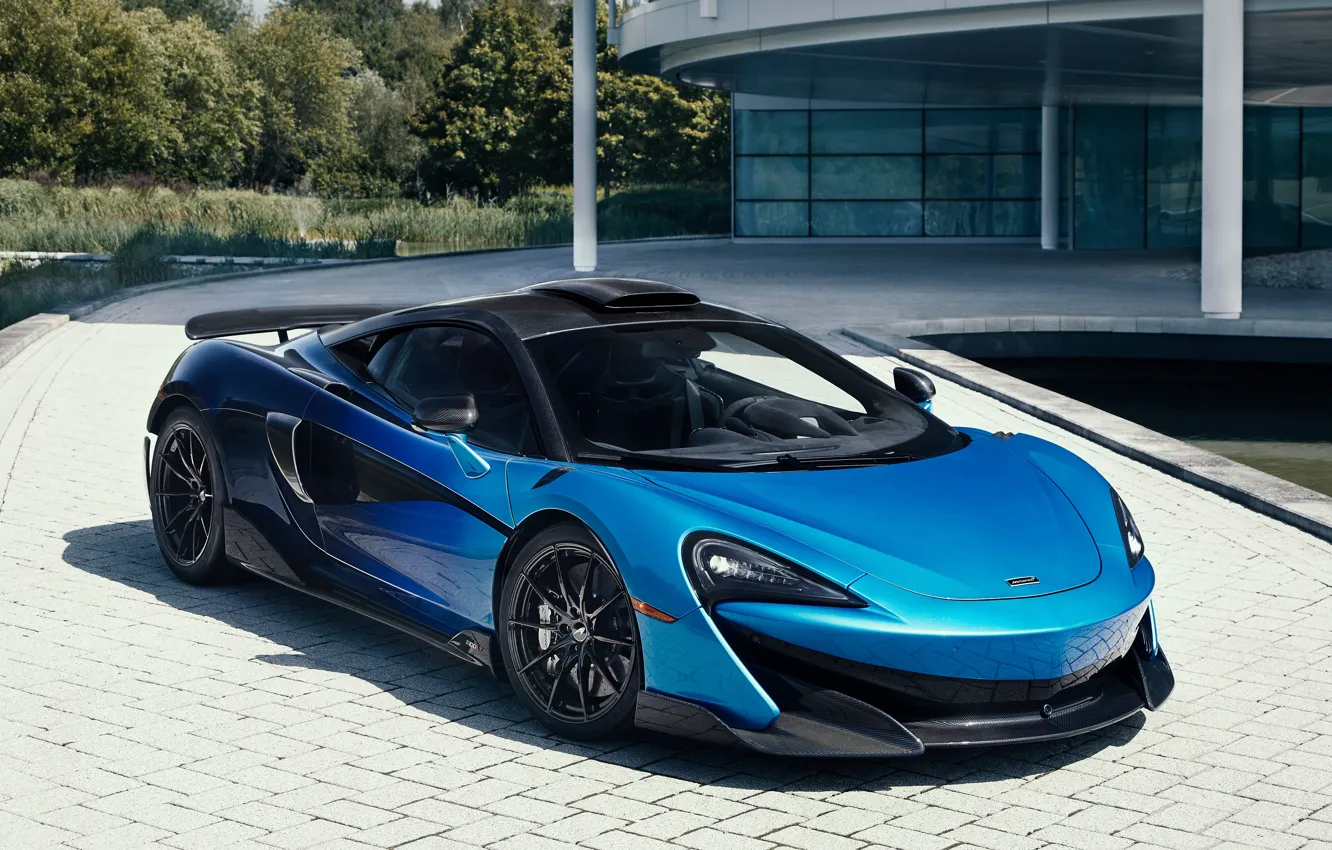 Фото обои McLaren, суперкар, MSO, 2019, 600LT, Comet Fade