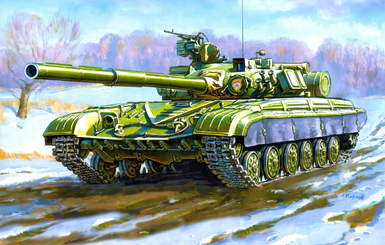 Фото обои СССР, Танк, Т-64, Бронетехника, Советская Армия