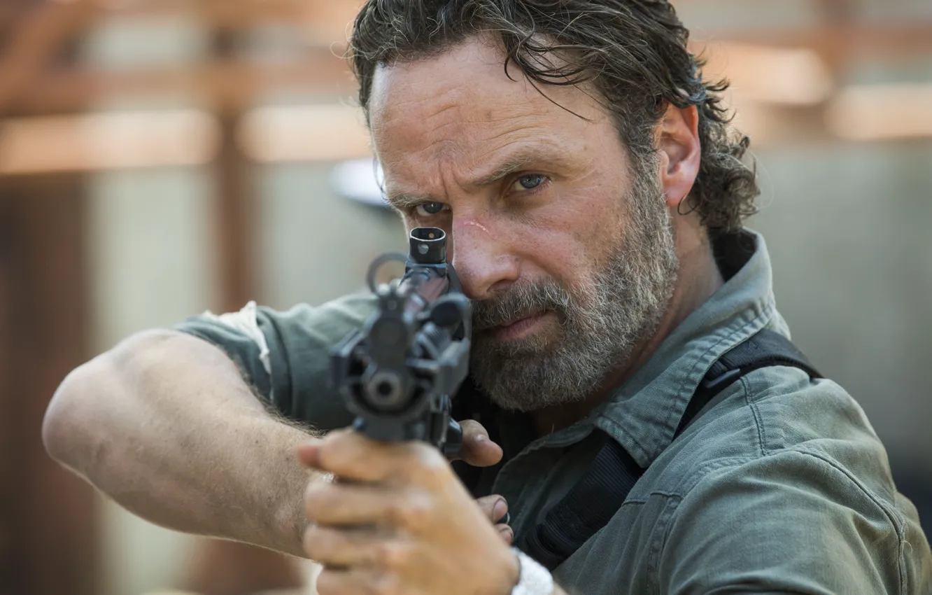 Фото обои The Walking Dead, Rick Grimes, Andrew Lincoln, Ходячие, Season 8