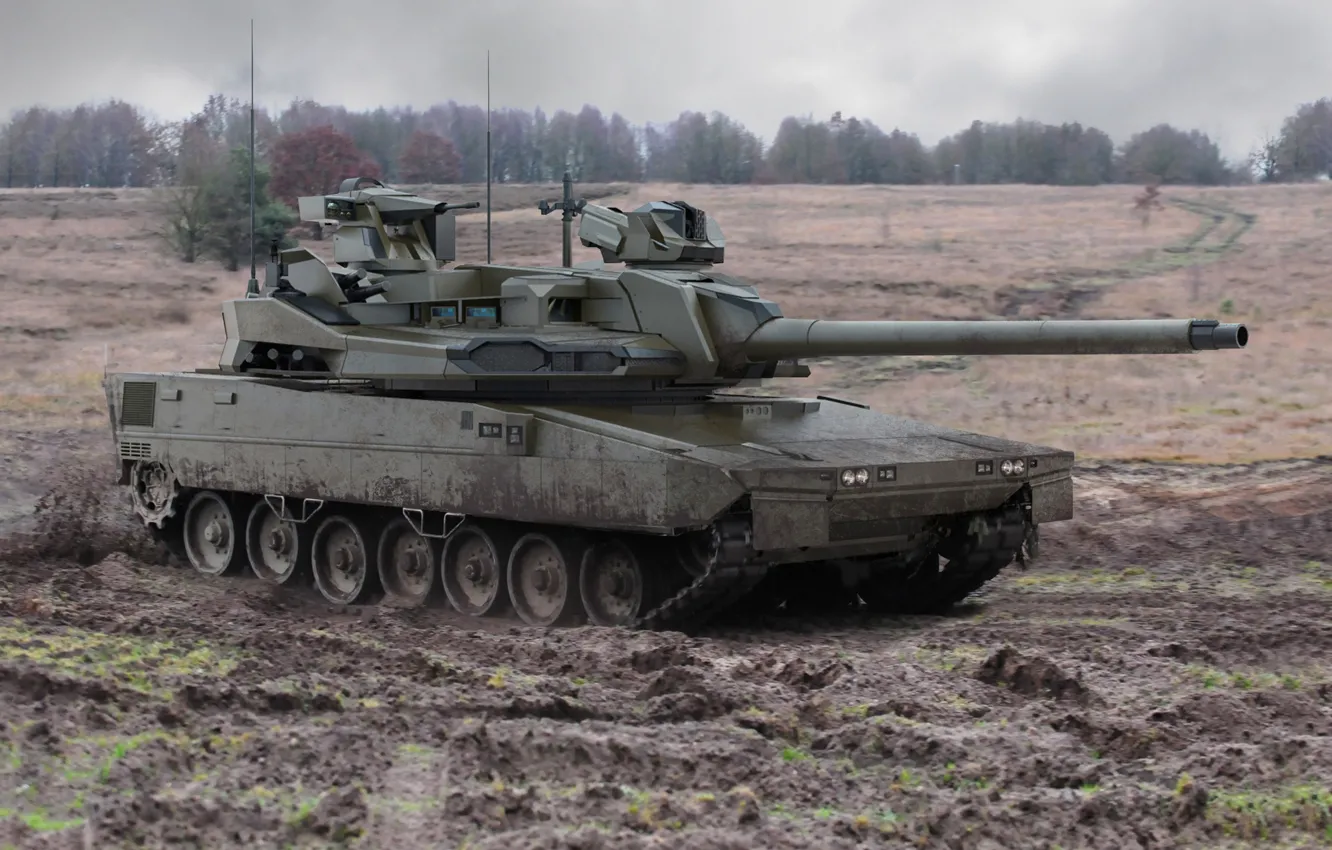 Фото обои 2022, Германия + Франция, European Main Battle Tank, Европейский Основной Боевой Танк, EMBT