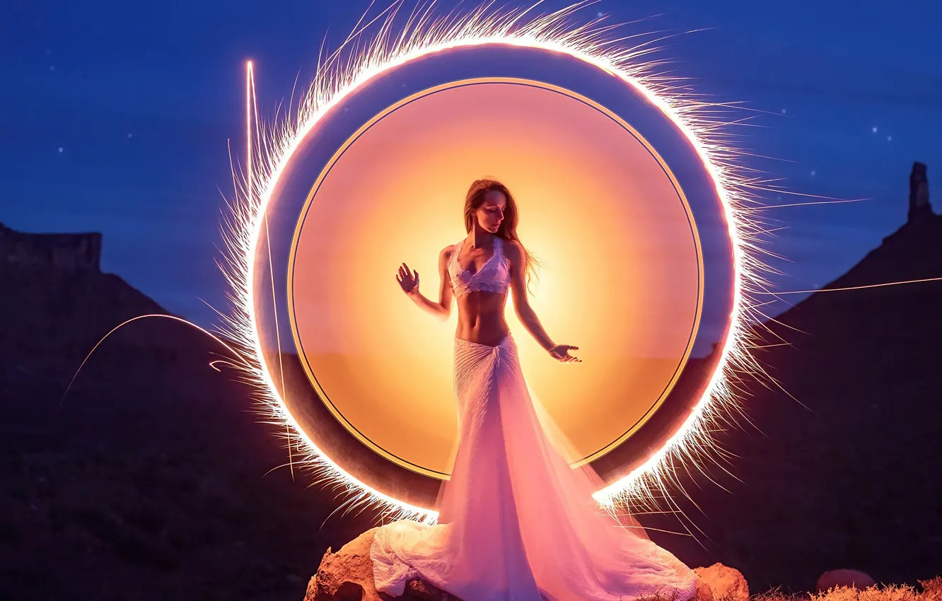 Фото обои fire, fantasy, inside