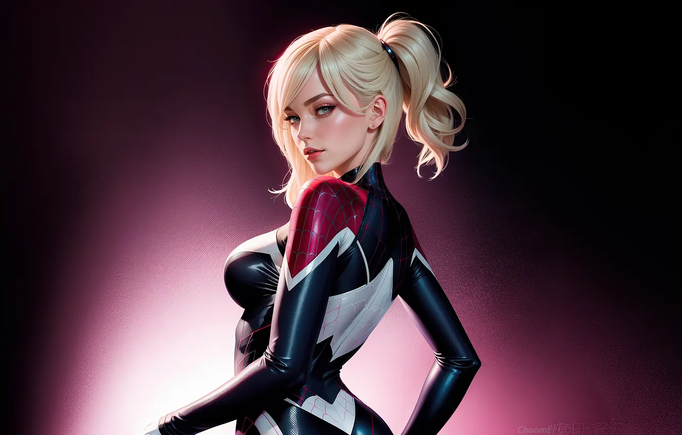 Фото обои radiant, heroine, gwen stacy