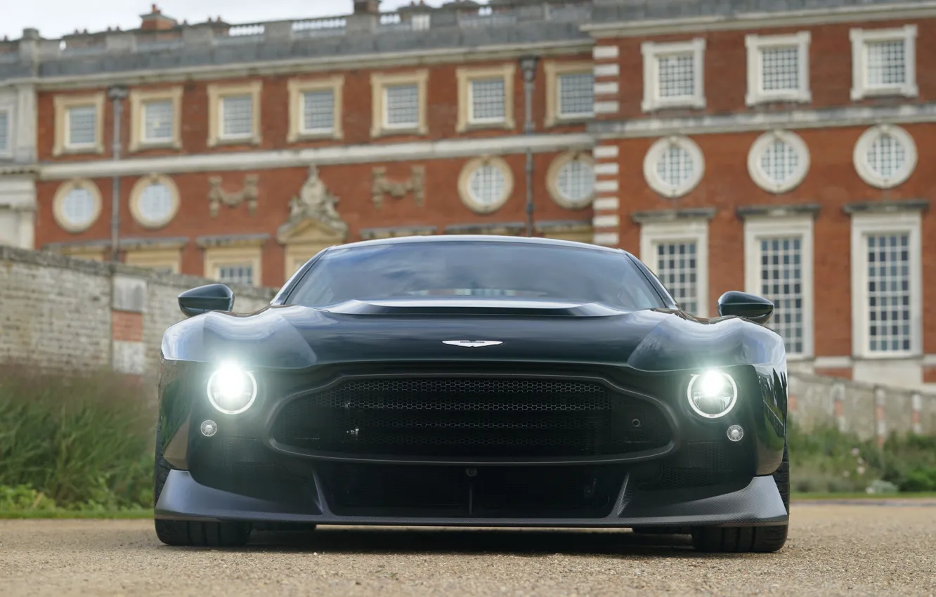 Фото обои свет, Aston Martin, фары, купе, V12, Victor, 2020