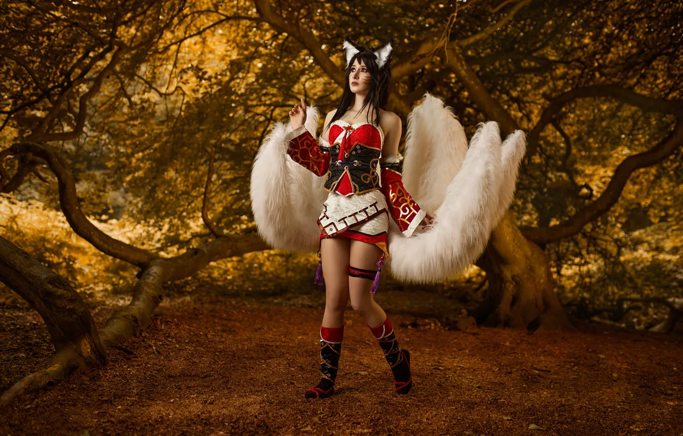 Фото обои girl, style, beautiful, model, cosplay