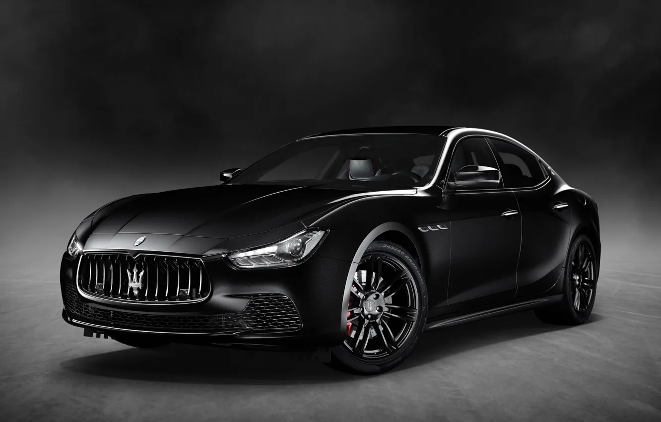 Фото обои Maserati, Ghibli, Nerissimo