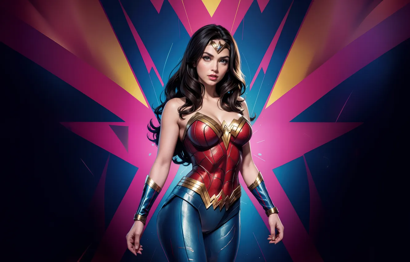Фото обои peace, power, wonder woman, champion