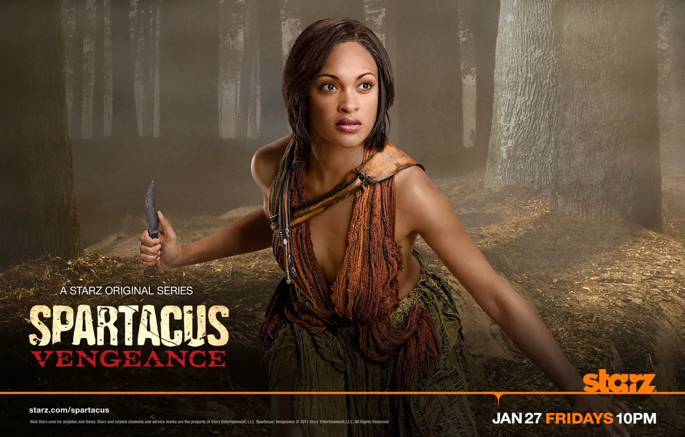 Фото обои Spartacus, Vengance, Cynthia Addai-Robinson, Nevia