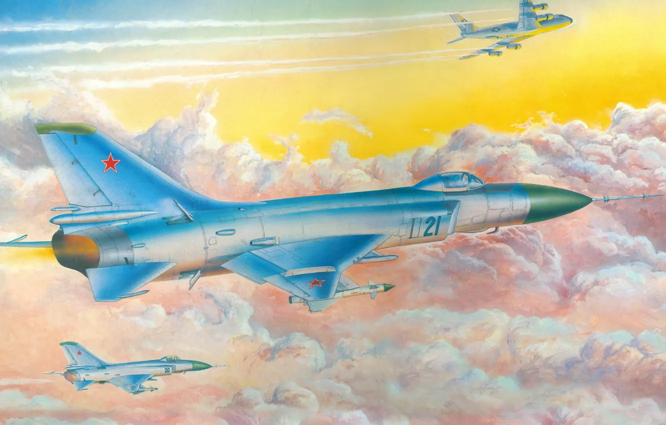 Фото обои aviation, interceptor fighter, su-15