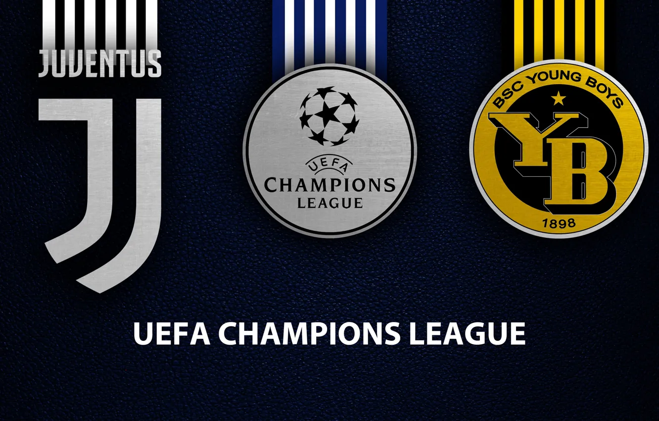 Фото обои wallpaper, sport, logo, football, Juventus, UEFA Champions League, BSC Young Boys, Juvetus vs BSC Young …