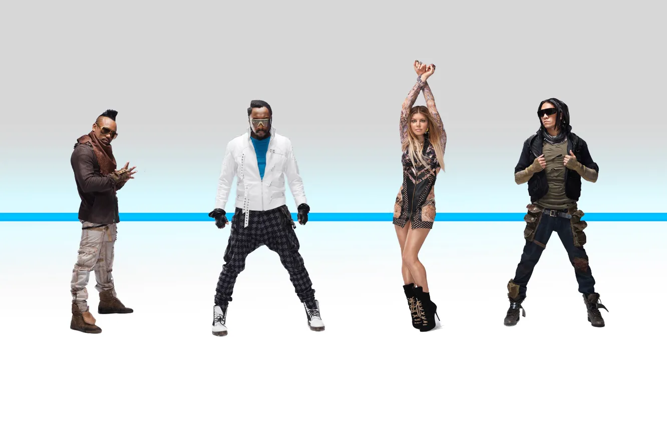 Фото обои Fergie, The Beginning, Will.i.am, Black Eyed Peas, Apl.de.ap, Taboo