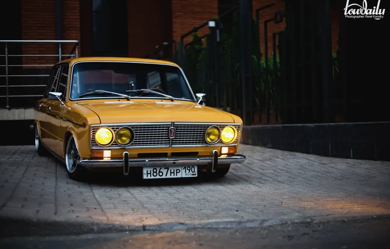 Фото обои жигули, vaz, ваз, lada, лада, 2103, low classic