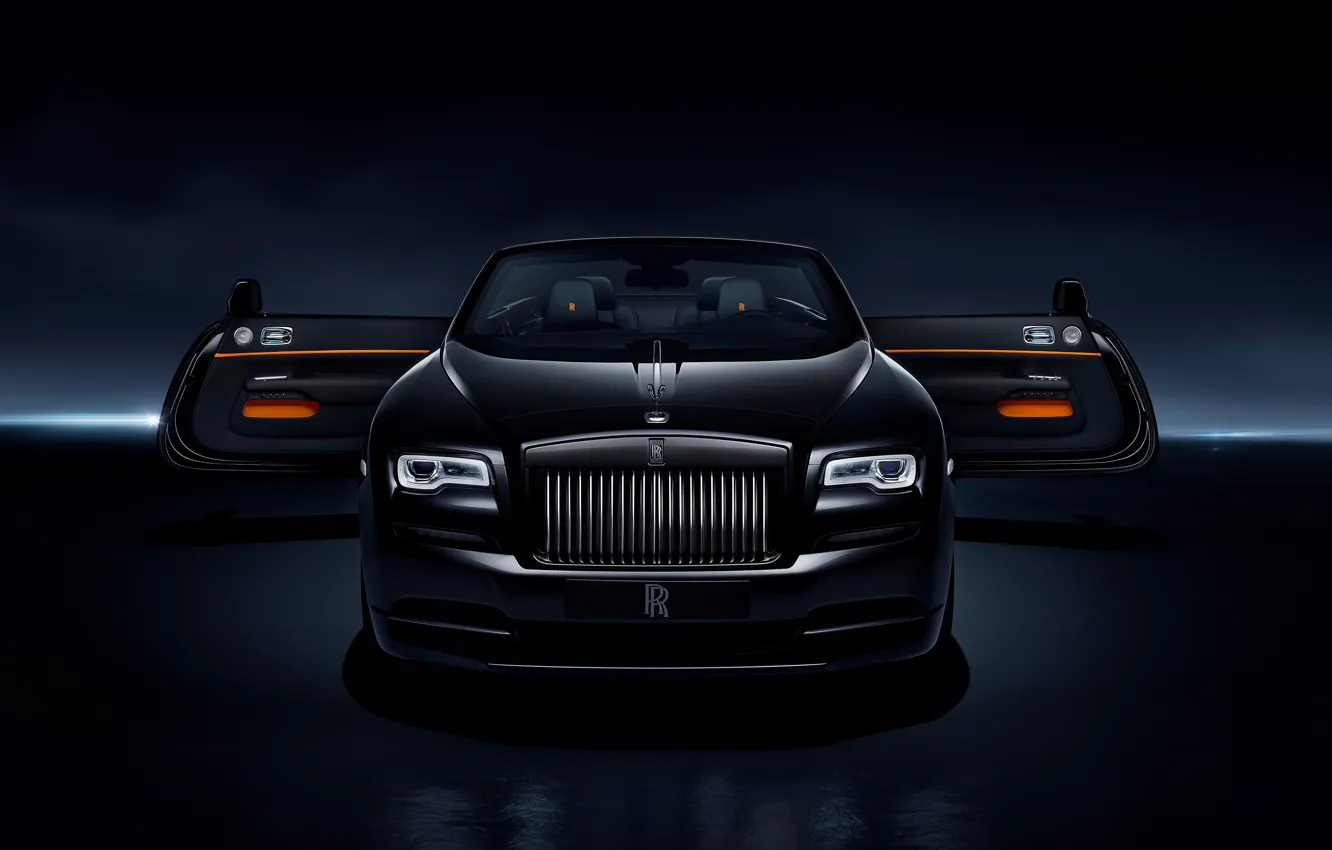 Фото обои car, Rolls Royce, Rolls Royce Dawn Black Badge