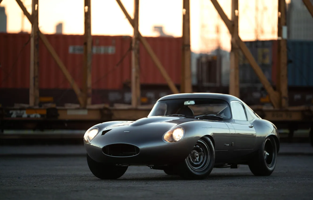 Фото обои Jaguar E-Type, Купе, Спортивный автомобиль