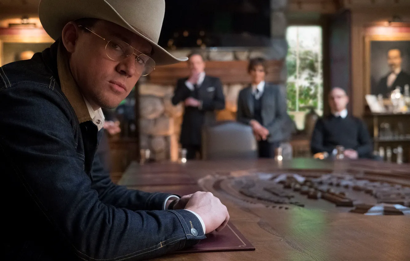 Фото обои cinema, hat, movie, film, cowboy, Channing Tatum, Kingsman, Kingsman: The Golden Circle